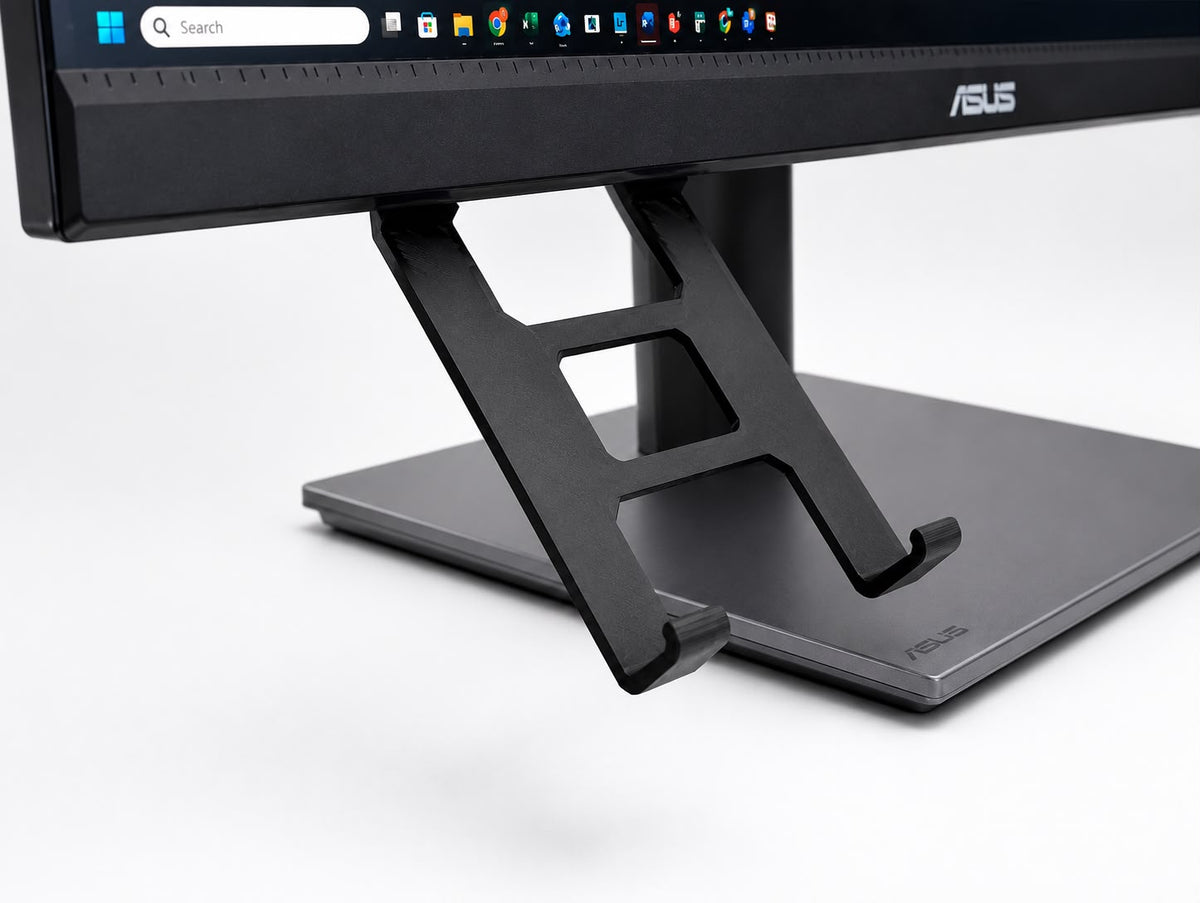 Under Monitor Phone Holder